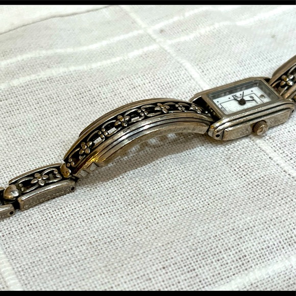 Brighton “Berkeley” Watch Silver Plated filagree - Picture 1 of 5